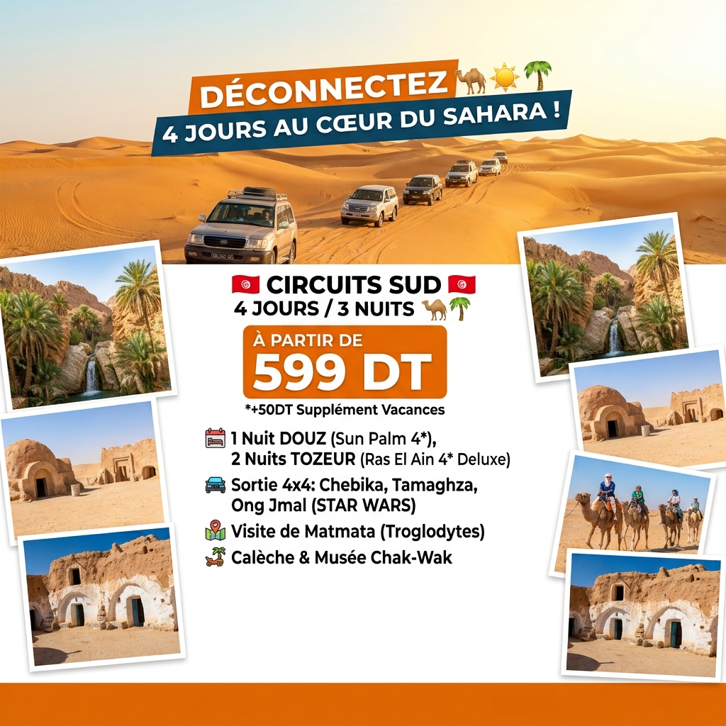 CIRCUIT SUD TUNISIEN 2026